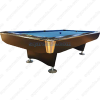 Table de billard moderne en ardoise multifonctionnelle de sport d'intérieur de 9 pieds Table de billard français à 9 boules Jeu de divertissement Table française à 9 boules