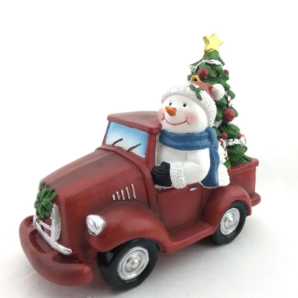 Wholesale resin car statue ornament christmas for sale