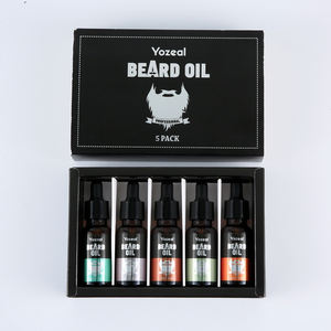 Kit olio per <span class=keywords><strong>barba</strong></span> per <span class=keywords><strong>uomo</strong></span> balsamo-0.66 FlOz, confezione da 5 di arancia dolce, legno di sandalo, legno di cedro, unprofumato, salvia per la <span class=keywords><strong>barba</strong></span> ammorbidire - Product Image 5