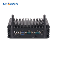 Mini PC Industriel 4 GbE Intel I210AT Pare-feu Routeur Logiciel Sans Ventilateur Quad Core Quad Thread 2 VPN Filaire Sans Fil En Stock