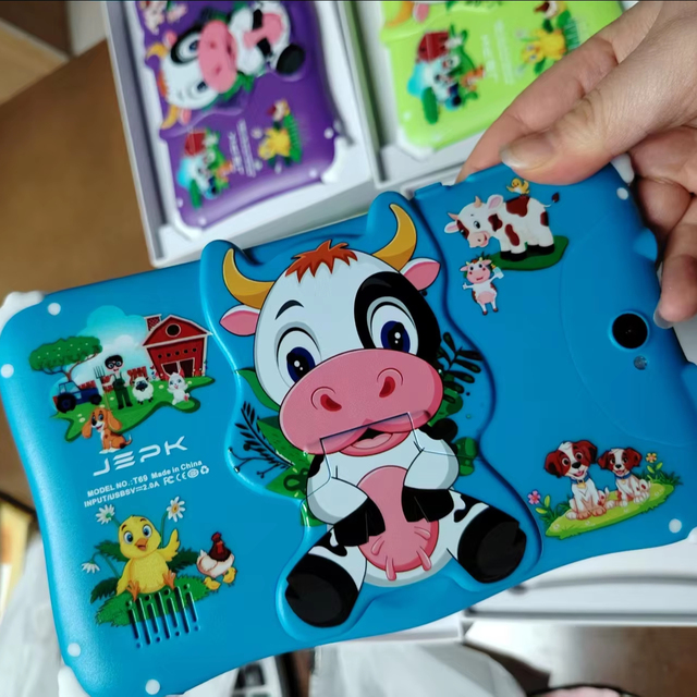 Wholesale Best-selling 7 Inch Kids Tablet with Watch Glasses Toy SIM Card WiFi High Performance Core Android13 Children Tablet