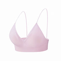 Sujetador Deportivo para Mujer, Talla Grande, Sin Costuras, Absorbente de Sudor, 100% Algodón Orgánico, Diseño a Cuadros, Logotipo Personalizado