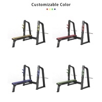 Banc de musculation plat de haute qualité pour l'entraînement complet du corps, banc de presse à poids assis, équipement de fitness à charge de poids