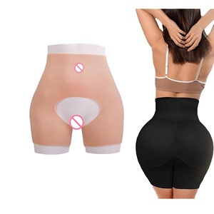 Culotte de contrôle en silicone à entrejambe ouvert, gaine sculptante, rehausseur de <span class=keywords><strong>fesses</strong></span> volumineuses, hanches artificielles sexy, <span class=keywords><strong>fesses</strong></span> rembourrées respirantes pour travesti - Product Image 1