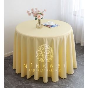 2026 Custom Beige <b>Round</b> <b>Table</b> Cloths 132 Inch <b>Round</b> <b>Tablecloth</b> <b>for</b> Wedding - Product Image 6