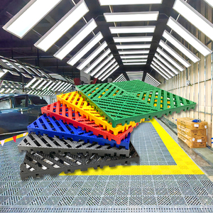 Thiết kế hiện đại Modular lồng vào nhau gạch lát sàn nhà để xe đầy màu sắc chống trượt nhựa sàn nhà để xe Thảm dễ dàng bấm vào cho xe - Product Image 1