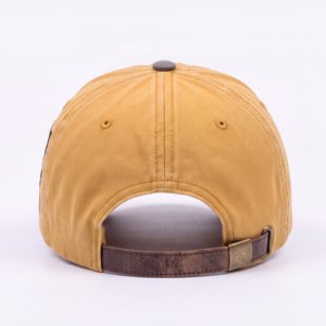 Casquette de baseball en jean délavé à 6 panneaux avec logo personnalisé, broderie appliquée, pour sport en extérieur, vente en gros, fabricant en vrac - Product Image 4