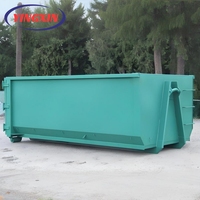 Nouveau bac à déchets Yingxin de 20 verges avec crochet de levage en acier, garantie 1 an pour le traitement des déchets de construction (Collecteur de déchets)