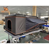 Tente de toit de luxe en alliage d'aluminium, toile, entièrement automatique, pliage rapide, ouverture instantanée, quatre saisons, double couche, imperméable, pour l'extérieur