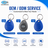 OEM Custom Logo Rewritable 13.56KHz Waterproof ABS RFID Key Fob Proximity Token for Gate Security Door Access Control Supplier