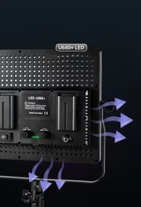 Éclairage de <span class=keywords><strong>studio</strong></span> LED d'usine, éclairage vidéo, photographie, tournage de films, éclairage vidéo LED, LED 660 - Product Image 3
