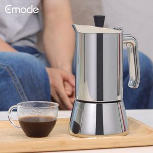 Cafetera Italiana de Acero Inoxidable con Acabado Mate Personalizada, Cafetera Espresso, Cafetera para Cocina, Cafetera Moka - Product Image 4