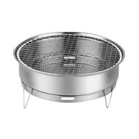 Barbecue portable jetable au charbon de bois, sans fumée, coupe-vent, design moderne et minimaliste, four à rôtir pour le camping