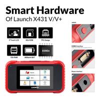 LAUNCH-herramienta de diagnóstico automotriz X431 CRP129E, autoescáner OBD 2, ENG/AT/ABS/SRS, multilenguaje, actualización gratuita, CRP129E