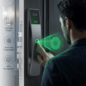 3D Face Recognition <b>Door</b> <b>Lock</b> Fully Automatic Electronic <b>Digital</b> Biometric Fingerprint Smart Gate <b>Lock</b> With Facial Scan <b>for</b> Home - Product Image 4