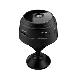 Anspo A9 미니 와이파이 카메라 2MP CCTV 보안 카메라 1080P 미니 충전식 스마트 홈 카메라