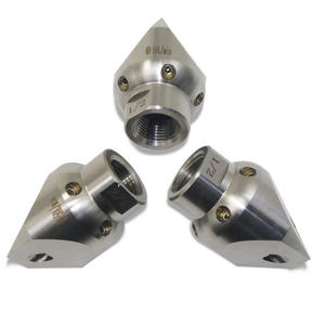 Nosel 8 lubang tekanan tinggi 1/2 G1/2 pistol semprot elektrik untuk nozel pistol pembersih saluran pembuangan saluran air lumpur limbah - Product Image 5