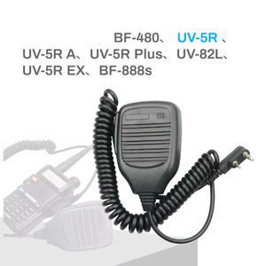 UV-5R UV-82 वॉकी टॉकी रेडियो के लिए सबसे ज्यादा बिकने वाला हैंडहेल्ड माइक्रोफोन स्पीकर माइक पीटीटी - Product Image 2