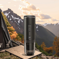 Portable Mini Électrique En Acier Inoxydable Espresso Machine Maison Hôtel Voyage En Plein Air De Poche Capsule Café Brasseur Auto Chaud/Froid