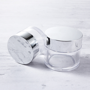 Rỗng Biểu Tượng Tùy Chỉnh 2 <span class=keywords><strong>Oz</strong></span> 60 Gram 60 Ml Dày Tường Vòng Nhựa Rò Rỉ Bằng Chứng Lọ <span class=keywords><strong>Container</strong></span> Với Sliver Có Nắp Đậy Cho Móng Tay Bột - Product Image 2