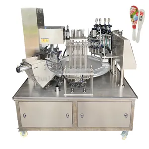 Automatic Rotary 7g 10 g 12g Honey Spoon Filling Sealing Packaging Machine