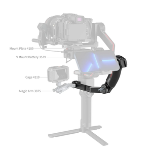 DJI RS 4/RS 4 프로/RS 4 미니/RS <span class=keywords><strong>3</strong></span>/RS <span class=keywords><strong>3</strong></span> 프로/RS <span class=keywords><strong>3</strong></span> 프로/RS <span class=keywords><strong>3</strong></span> 미니/RS 2/RSC 2 마운트 용 SmallRig 3028D 슬링 핸들 용 - Product Image 2