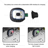 Topi LED Isi Ulang USB untuk Memancing, Berburu, dan Berlari di Malam Hari - Lampu Kepala Bebas Genggam untuk Perlengkapan Cuaca Dingin
