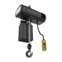 Palans à chaîne en acier certifiés CE Okoda avec protection IP55, fonctionnement manuel, légers, faciles à transporter, jaunes, rail unique, 45 kg