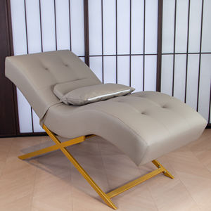 Tempat Tidur Bulu Mata dan Alis Logam yang Dapat Disesuaikan dengan Sandaran Kepala yang Dapat Diatur Desain Modern untuk Salon Kecantikan Wajah dan Penggunaan Rumah Sakit - Product Image 5