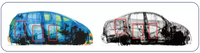 Système d'inspection par scanner UVSS pour marchandises/véhicules/conteneurs, vitesse de numérisation 5~10 km/h, pénétration de plaque d'acier de 70 mm, FCC/CE 100