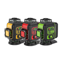 Pas cher prix 4D 360 faisceau vert auto-nivelant rotatif niveleur Laser ligne transversale verticale niveaux Laser
