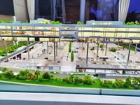 Modélisation architecturale personnalisée pour le développement immatériel de complexes commerciaux, modèle de bâtiment pour exposition