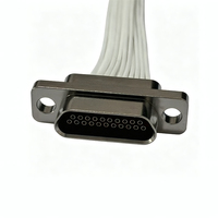 Conector Micro Rectangular/Micro-D de la Serie J30J de YingDiGe, 9/15/21/25/37 Pines, Macho/Hembra, Montaje en PCB, Aleación de Aluminio de Grado Aeroespacial