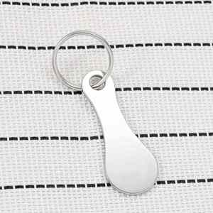 Manufacturer Custom Make Your Own Shopping Cart Token Key Chain Trolley Token Coin Keychain Shopping Coin Keychain - Product Image 2