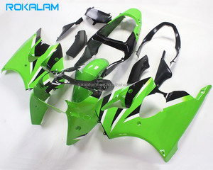 Kit de Carenado Verde para <span class=keywords><strong>Kawasaki</strong></span> <span class=keywords><strong>Ninja</strong></span> ZX-6R <span class=keywords><strong>2000</strong></span> 2001 2002, Kit de Carrocería ABS ZX636 <span class=keywords><strong>636</strong></span> 00 01 02 ZX6R, Piezas de Repuesto para Motocicleta - Product Image 1