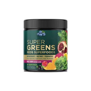 Estratto di piante vegetali naturali Super verde in polvere nutrizione verde Superfood Super verdi in polvere multivitaminico - Product Image 1