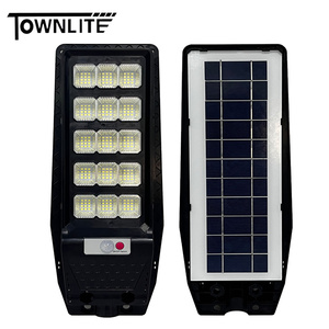 Tout-en-un 100w 200w intégré solaire led lampadaire mouvement télécommande pour route campagne jardin lumière - Product Image 4