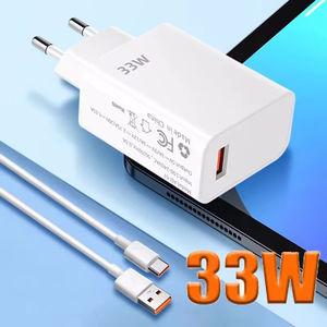 <span class=keywords><strong>Cargador</strong></span> Original 2025 de 33W con Carga Rápida Turbo, Cable <span class=keywords><strong>Tipo</strong></span> <span class=keywords><strong>C</strong></span> de 6A para Mi 10T, POCO X3 NFC, X4, <span class=keywords><strong>Redmi</strong></span> K30, K40, Note <span class=keywords><strong>9</strong></span>, 10, 11 Pro - Product Image 2