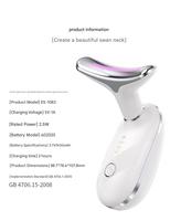 Appareil de massage facial Guasha chaud/froid pour lifting cutané, anti-rides, fournitures d'esthétique, masseur de beauté pour le cou