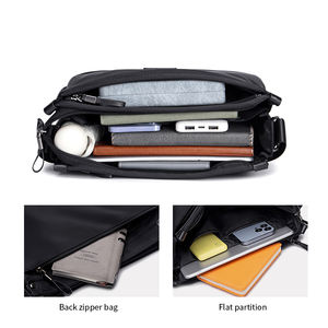 Producten Mode Waterdichte Heren Laptop Lederen Advocaat Aktetas Laptop Notebook Tas Handtassen - Product Image 5