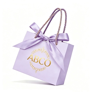 <span class=keywords><strong>Bolsas</strong></span> de Papel Kraft ABCO de Lujo con Asas de Cinta Marrón, Plegables, Recicladas, <span class=keywords><strong>para</strong></span> Entrega de <span class=keywords><strong>Alimentos</strong></span>, con Logotipo Personalizado Ecológico y Estampado en Caliente - Product Image 3