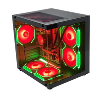 PCOOLING Nouveau Design Usine Atx Gaming Computer Case Pc Case Hd Usb3.0 Verre Trempé Computer Case & Towers Pc Chassis