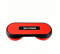 Plataforma de Step Ajustable BLD, Antideslizante, de ABS, para Fitness, con Múltiples Alturas, para Uso en Casa, Gimnasio, Ejercicios Cardiovasculares