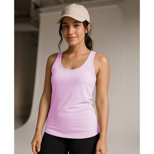 FOXA Women's Racer <b>Back</b> Tank Tops Cotton Spandex Stretch 12 <b>Pack</b> Colorful Workout Tanks - Product Image 2