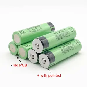 全容量ボタントップNCR18650Bリチウム電池3.7V3400mAh18650充電式電池リチウムイオン18650 PCB付き