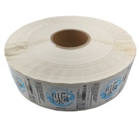 Étiquettes personnalisées holographiques autocollantes pour logos de marques de bières et de boissons, en vinyle brillant thermosensible avec protection UV