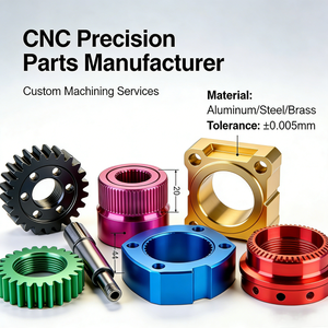 บริการแมชชีนนิ่ง CNC แบบกำหนดเองจากโรงงาน OEM ขายส่งชิ้นส่วนอิเล็กทรอนิกส์อะลูมิเนียม-พลาสติก ชิ้นส่วนแมชชีนนิ่ง CNC 5 แกน - Product Image 1