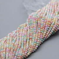 Perles de verre facettées AB de 4 mm, perles en cristal pastel macaron, perles en vrac pour la fabrication de bijoux DIY, accessoires vestimentaires