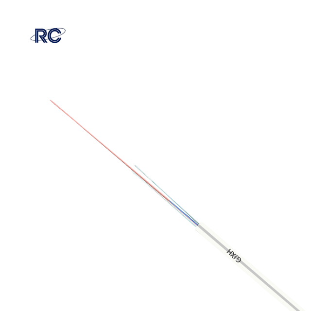 Best GJXH FTTH Cable G657A1G657A2 Outdoor Fiber Drop Cable 1/2/4/6/8/12cores With Steel Messenger FTTH Network Fiber Optic Cable