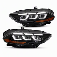 Ensemble de phares modifiés, amélioration des feux avant de voiture, adapté pour Ford Mustang 2018-2023, accessoire de remplacement d'éclairage automobile